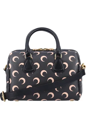 Marine Serre Torebki, Kobieta, Czarny, ONE SIZE, Torba Moon Strike Crossbody Czarno-Bursztynowa