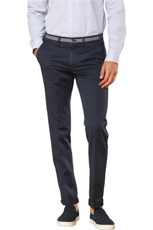Masons Spodnie, Mężczyzna, Niebieski, XL, Bawełna, Eleganckie Spodnie Chino w Granatowym Kolorze