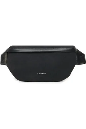 Calvin Klein Torebki, Mężczyzna, Czarny, ONE SIZE, Poliester, Monogramowa Torba na Biodro