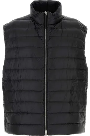 Jil Sander Kurtki, Mężczyzna, Czarny, S, Nylon, Czarna Puchowa Kurtka Nylonowa