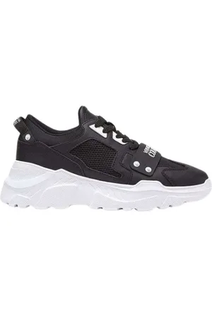 VERSACE Buty, Mężczyzna, Czarny, 41 EU, Stylowe Sneakersy dla Mężczyzn i Kobiet