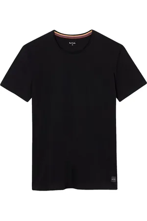 Paul Smith Koszulki, Mężczyzna, Czarny, XL, Czarna koszulka z bawełny lounge