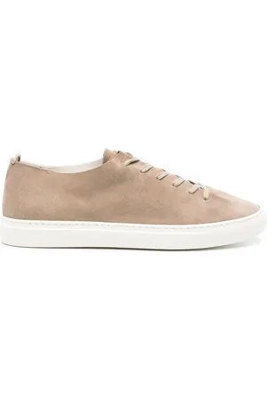Officine creative Buty, Mężczyzna, Beżowy, 43 EU, Zamsz, Sneakers