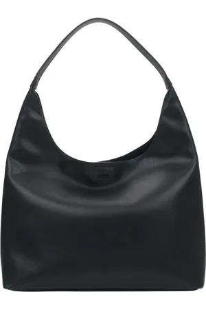 Estro Torebki, Kobieta, Czarny, ONE SIZE, Czarna torba shopper dla kobiet wykonana z prawdziwej skóry