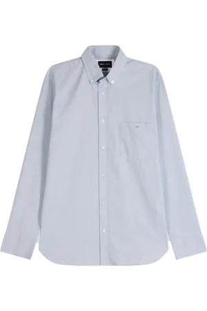 Eden Park Koszule, Mężczyzna, Niebieski, XL, Męska Bawełniana Koszula Twill