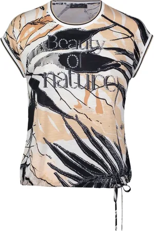 Betty Barclay Koszulki, Kobieta, Wielobarwność, 2XL, Elegancka Koszulka z Brokatem