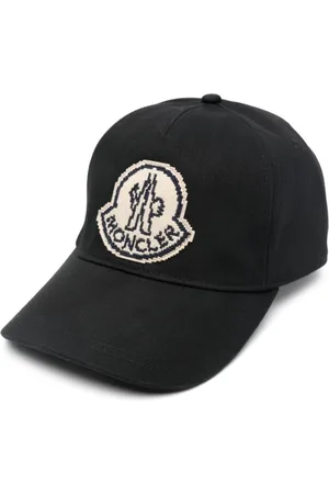 Moncler Akcesoria, Mężczyzna, Czarny, ONE SIZE, Czarne Zimowe Czapki dla Mężczyzn