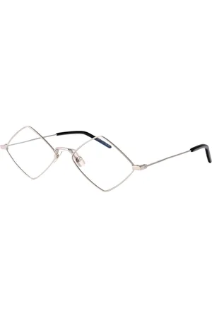 Saint Laurent Akcesoria, Kobieta, Szary, S, Okulary Lisa Optical