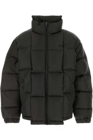 Vetements Kurtki, Mężczyzna, brązowy, S, Ciemnobrązowa Kurtka Puchowa z Poliestru