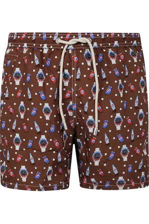 MC2 SAINT BARTH Stroje kąpielowe, Mężczyzna, brązowy, L, Fantasy Ultralight Swimshorts
