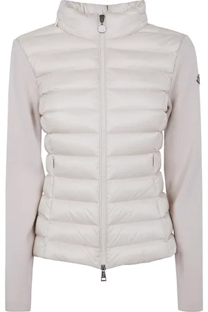 Moncler Kurtki, Kobieta, Biały, S, Sweter Rozpinany