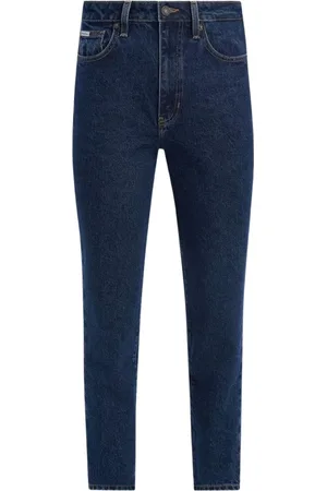 Guess Jeansy, Kobieta, Niebieski, W30 L29, Bawełna, Jeansyy Mom z wysokim stanem