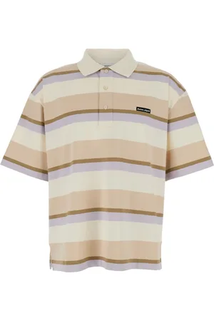 Maison Kitsuné Koszulki, Mężczyzna, Wielobarwność, L, Bawełna, Pikowany Polo z Logo Wielobarwny Bawełna