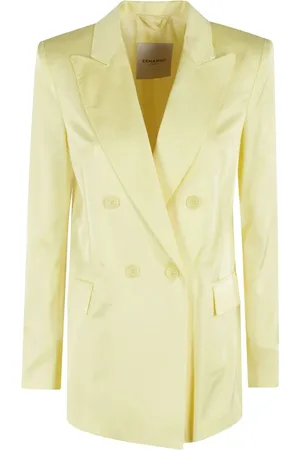 ERMANNO SCERVINO Kurtki, Kobieta, Żółty, 2XS, Żółta i Pomarańczowa Kurtka