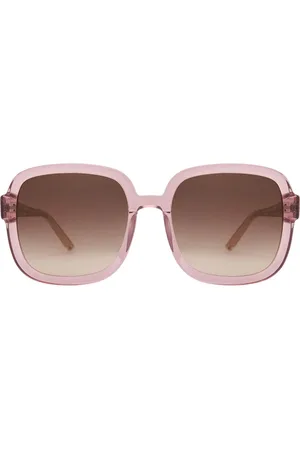 Janice Akcesoria, Kobieta, Różowy, ONE SIZE, Różowe Okulary Przeciwsłoneczne Miller