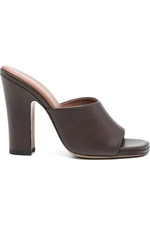 PARIS TEXAS Buty, Kobieta, brązowy, 37 1/2 EU, Brązowe Sandały Stylowy Otwarty Pysk Design