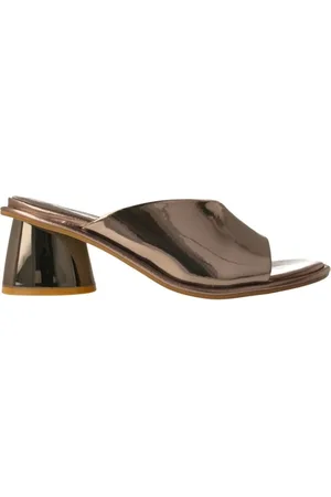Jeannot Buty, Kobieta, Szary, 39 EU, Platynowa Metaliczna Sandałki Damskie