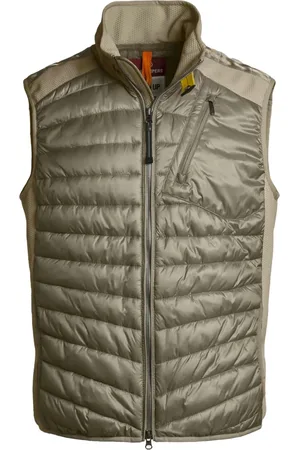 Parajumpers Kurtki, Mężczyzna, Zielony, M, Zavier Pikowany Kamizelka Upgrade Przygoda