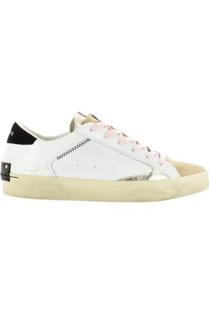 Crime london Buty, Kobieta, Biały, 38 EU, Stylowe Distressed Sneakers dla Mężczyzn