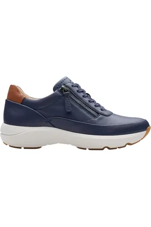 Clarks Buty, Kobieta, Niebieski, 39 EU, Niebieskie Sneakersy Tivoli Zip Dla Kobiet