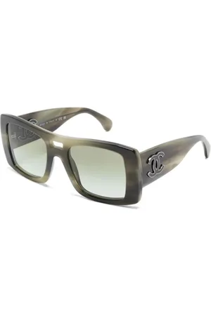 CHANEL Akcesoria, Kobieta, Zielony, 53 MM, Ch 5539 1796S3 Okulary