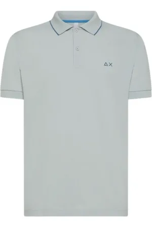 sun68 Koszulki, Mężczyzna, Szary, XL, Polo w Paski Szary T-shirty i Pola