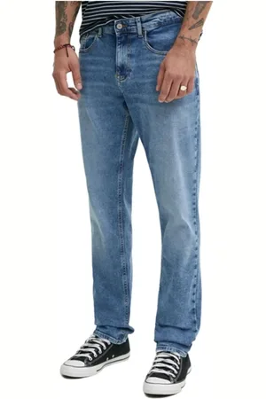 Tommy Hilfiger Jeansy, Mężczyzna, Niebieski, W29 L32, Denim, Slim Scanton Jeansy dla Mężczyzn