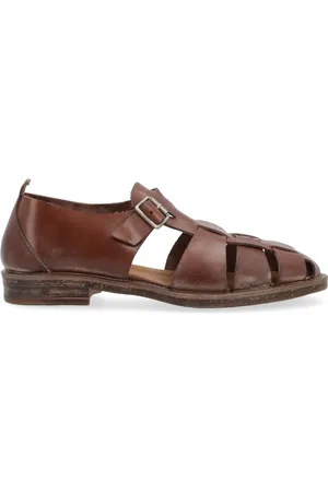 Moma Buty, Mężczyzna, brązowy, 42 EU, Męskie Sandały Pecos Oil Brązowe