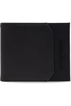 Emporio Armani Akcesoria, Mężczyzna, Czarny, ONE SIZE, Portfel z logo