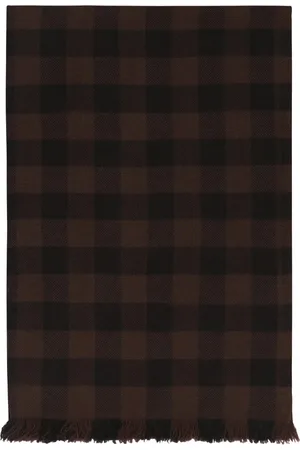 Rick Owens Akcesoria, Mężczyzna, Czarny, ONE SIZE, Kaszmir, Luksusowy Szal z Wełny i Kaszmiru