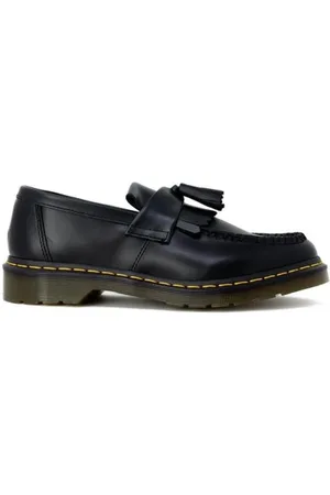 Dr. Martens Buty, Mężczyzna, Czarny, 40 EU, Czarne Skórzane Casual Amfibie z Obcasem
