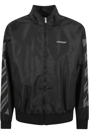 OFF-WHITE Kurtki, Mężczyzna, Czarny, L, Tracktop Sweaters