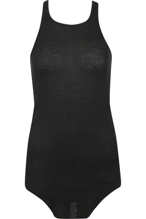 Rick Owens Koszulki, Kobieta, Czarny, S, Lekki Top z Obfitą Formą