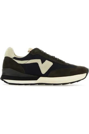 VISVIM Buty, Mężczyzna, Czarny, 43 EU, Zamsz, Kolorowe Trampki Trenerki z Tkaniny i Zamszu