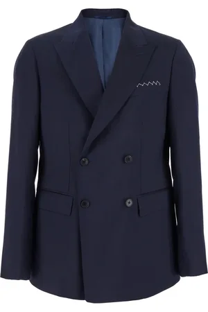 LOW BRAND Kurtki, Mężczyzna, Niebieski, 2XL, Kurtki z Tropikalnej Wełny