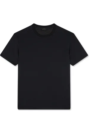 Paul & Shark Koszulki, Mężczyzna, Czarny, 2XL, Lekki T-shirt z bawełny dżersejowej