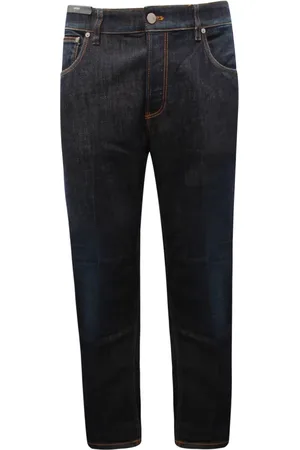 PT01 Jeansy, Mężczyzna, Niebieski, W36, Niebieskie Spodnie z Taśmy Model Reggae