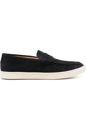 Brunello Cucinelli Buty, Mężczyzna, Niebieski, 41 EU, Niebieskie Buty Plaskie