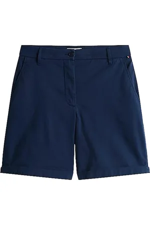 Tommy Hilfiger Szorty, Kobieta, Niebieski, 3XS, Granatowe Szorty Chino