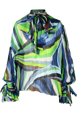 Emilio Pucci Bluzki, Kobieta, Czarny, S, Szyfon, Bluzka