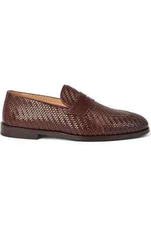 Brunello Cucinelli Buty, Mężczyzna, brązowy, 42 EU, Brązowe płaskie buty dla kobiet