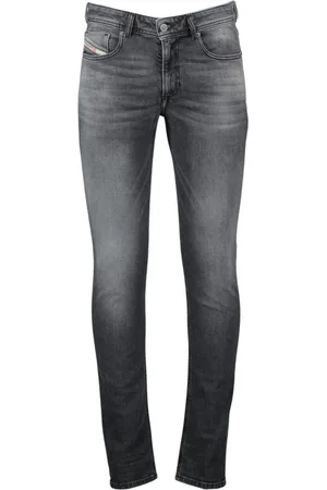 Diesel Jeansy, Mężczyzna, Szary, W30 L32, Denim, Slim Fit Denim Jeansy Wiosna-Lato 2025