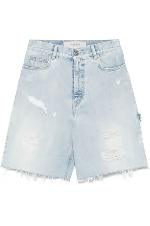 Golden Goose Szorty, Kobieta, Niebieski, W26, Jasnoniebieskie Szorty Stylowa Moda