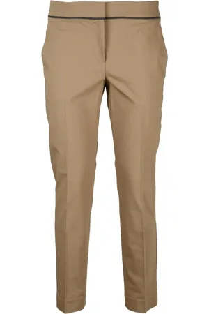 Brunello Cucinelli Spodnie, Kobieta, Beżowy, S, Spodnie