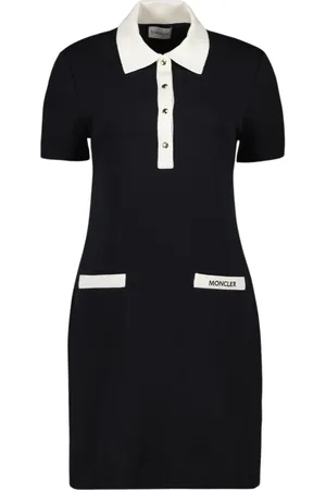 Moncler Sukienki, Kobieta, Niebieski, S, Short Sukienki
