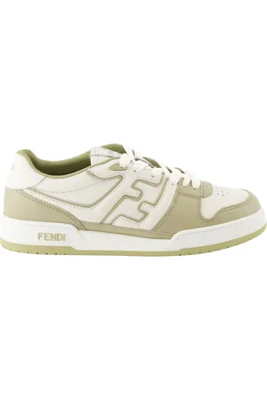 Fendi Buty, Mężczyzna, Beżowy, 45 EU, Oliwkowe Match Sneakers Wiosna-Lato 2025