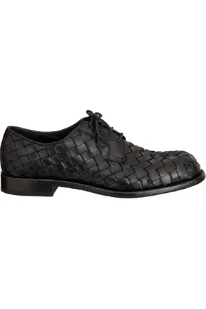 Officine creative Buty, Mężczyzna, Czarny, 44 EU, Pleciony skórzany but