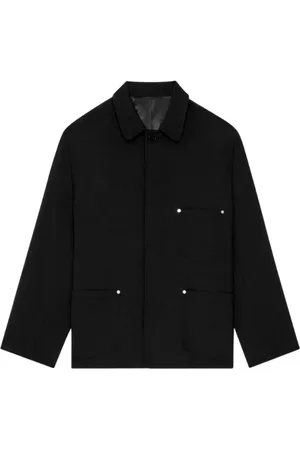 Etudes Kurtki, Mężczyzna, Czarny, S, Wełna, Elegancka Kurtka Robocza
