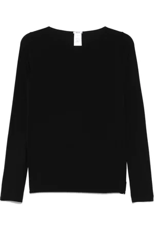 Wolford Koszulki, Kobieta, Czarny, XS, Czarne T-shirty i Pola