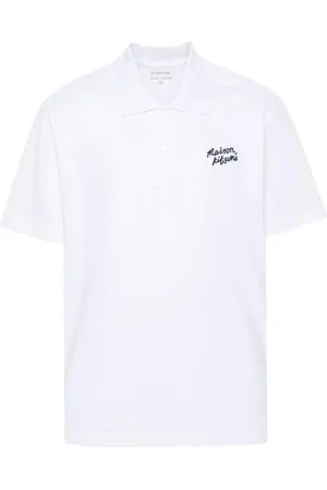 Maison Kitsuné Koszulki, Mężczyzna, Biały, M, Biała Koszula dla Stylowego Looku